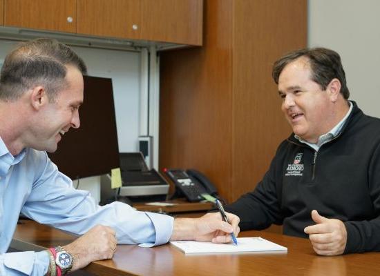 Bobby Mehan ’09 and Troy Vollenweider